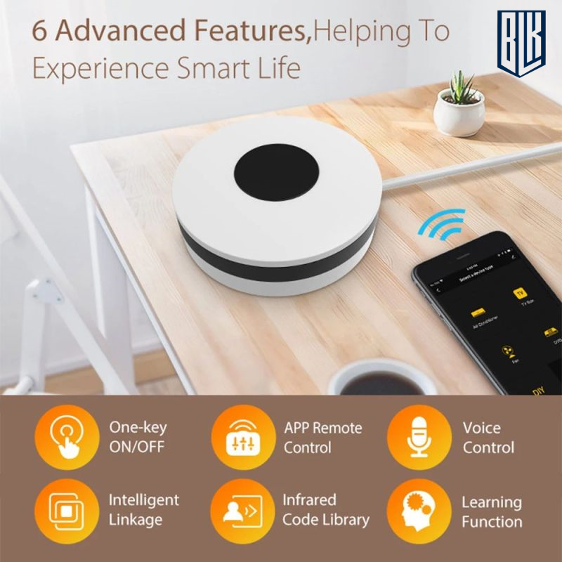 Tuya(ทูย่า) ใหม่ล่าสุด Tuya W09 IR Universal Remote Control อุปกรณ์ควบคุมรีโมท IR เช่น แอร์ ทีวี