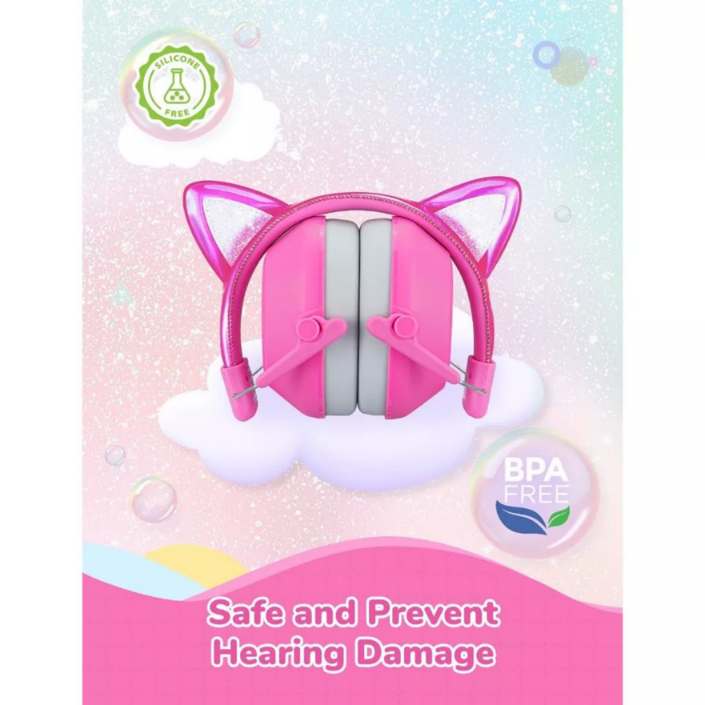 ประกันศูนย์ไทย ที่ปิดหูกันเสียงสำหรับเด็ก iClever IC-EM01 Kids Ear Muffs ปกป้องการได้ยินเสียงดัง ราคา ถูกที่สุด ดีลบีเคเค แกลเลอรีภาพที่ 4