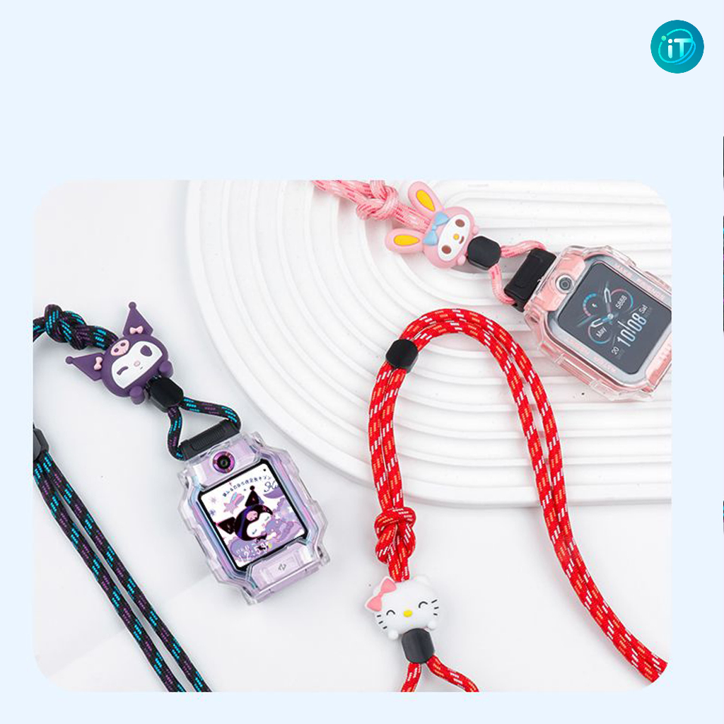สายคล้องคอ นาฬิกา imoo Z7 Z1 Z6  เชือกถักแข็งแรง ใช้คล้องนาฬิกาเพื่อป้องกันหล่น  imoo watch phone Z7 ราคา ถูกที่สุด ดีลบีเคเค แกลเลอรีภาพที่ 6