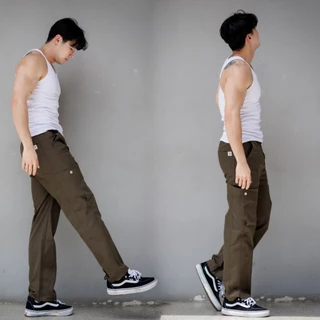 B&R กางเกงขายาวผู้ชาย Cargo pants การออกแบบกระเป๋าหลาย ระบายอากาศได้สะดวกสบาย หล่อ