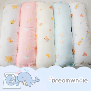 DreamWhale ปลอกหมอนข้างเด็ก ใยไผ่พรีเมี่ยม (Bamboo Bolster Case) นุ่มพิเศษไม่บาดผิวทารก