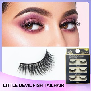 (จัดส่งจากในประเทศไทย)ขนตาปลอม 3D Lashes ขนตาปลอมแบบหนา ขนมิ…