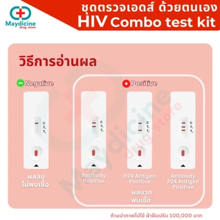 ชุดตรวจ HIV Self Test Kit ชุดตรวจเอดส์ ด้วยตนเอง แบบตรวจเลือด ประสิทธิภาพภาพสูง Icare