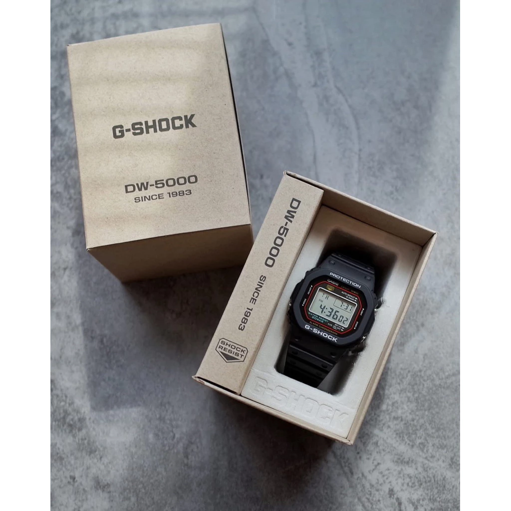 [มีสินค้าพร้อมจัดส่ง] [SPECIAL PRICE] ] [MADE IN JAPAN] CASIO G-SHOCK DW-5000R-1A, DW-5000R-1, DW-5000R, DW-5000