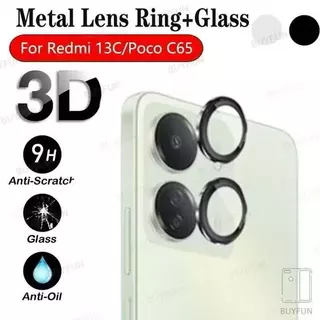 ฟิล์มเลนส์กล้อง ป้องกันเลนส์กล้อง 9Dสําหรับ Xiaomi Redmi 13C / Poco C65