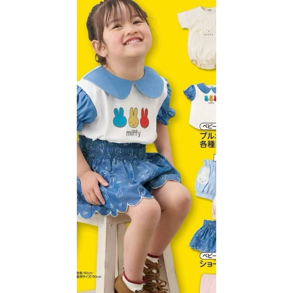 [Miffy]ชุดเด็กผู้หญิง เสื้อ กางเกง รุ่นนี้ผ้านิ่มมาก
