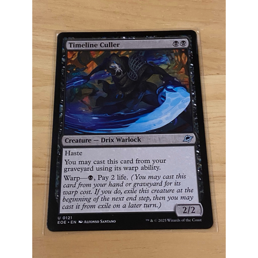 [MTG][EOE] Edge of Eternities: Timeline Culler การ์ดแท้ Magic The Gathering