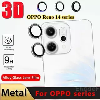 ฟิล์มเลนส์กล้อง ป้องกันเลนส์กล้อง 9Dสําหรับ Oppo Reno14 Pro 14F Reno13 Pro 13F Reno12 Pro/Reno14F Reno13F