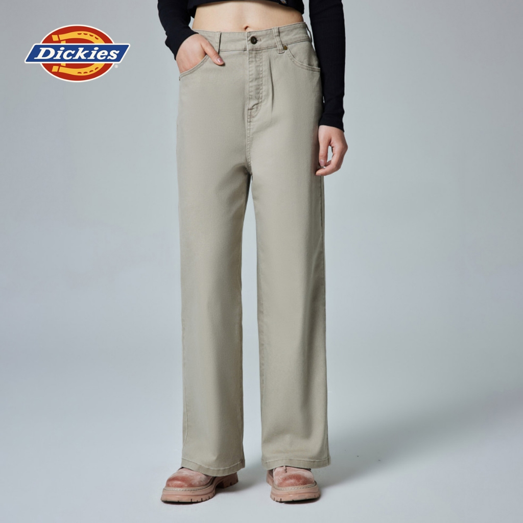 DICKIES WOMEN'S PANTS - DESERT SAND กางเกง กางเกงขายาว ผู้หญิง