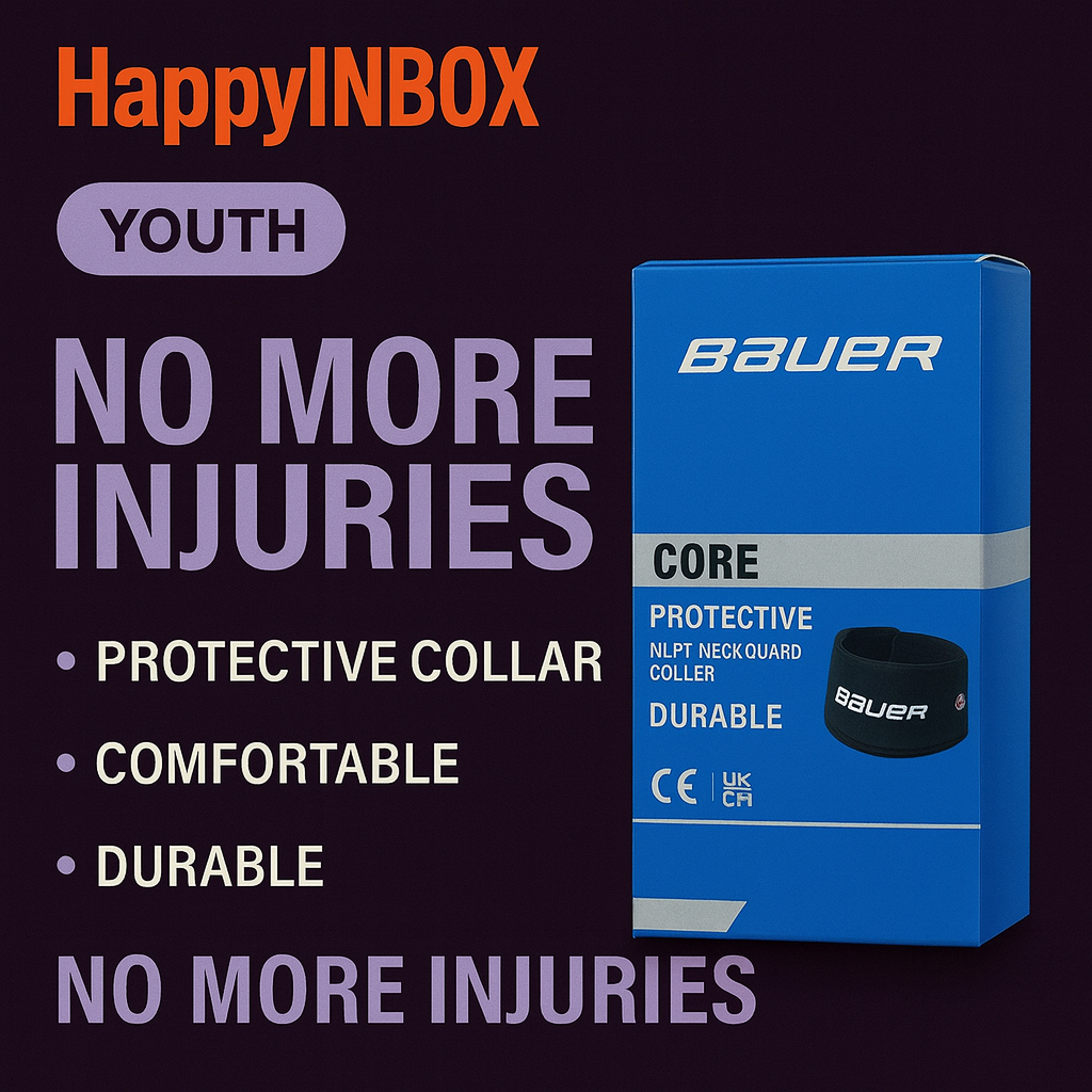 Bauer Youth Core Neck Guard  สำหรับกีฬา ice hockey