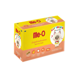 (ยกโหล 12 ซอง) ทรีตแมว มีโอ Me-O แบบเม็ด ทรีตกรุบกรอบ ขนาด 50 กรัม
