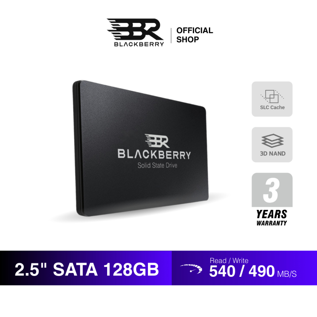 Blackberry (BBR) 128GB SSD SATA 3 2.5" รับประกัน 3 ปี