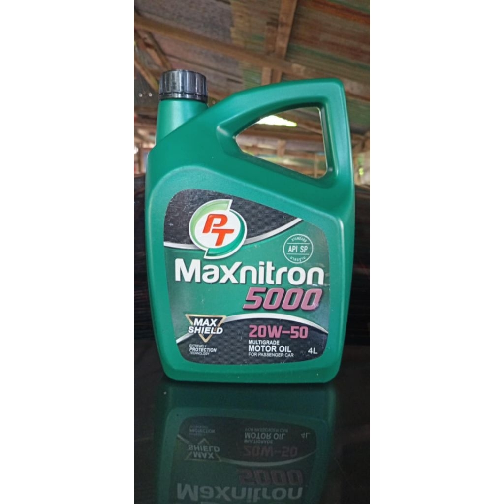 น้ำมันเครื่อง PT maxitron 5000 20w-50 ของใหม่ไม่ได้ใช้