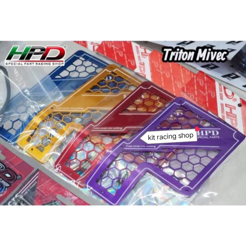 แผ่นปิดกล่องฟิวส์ HPD ตรงรุ่น Triton Mivec (ไทรทัน Mivec)