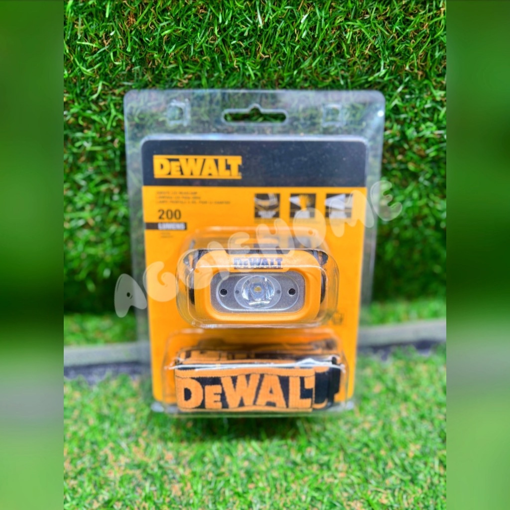 DEWALT ไฟฉายคาดหัว 12V รุ่น DWHT81424 (200LUMENS) LED HEADLAMP ไฟฉาย LED คาดหัว กันน้ำ ไฟส่องสว่าง