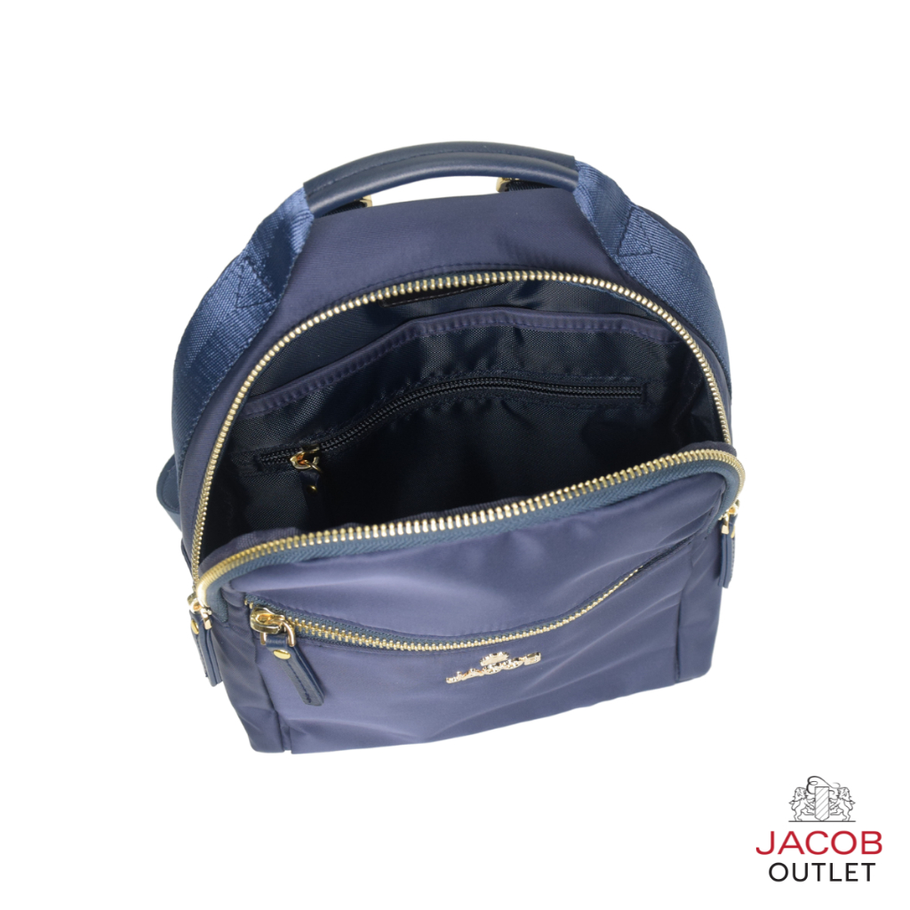 JACOB กระเป๋าเป้สตรี สีดำคลาสสิก มาพร้อมช่องกระเป๋าด้านบน รุ่น 40500 - รูปที่ 6