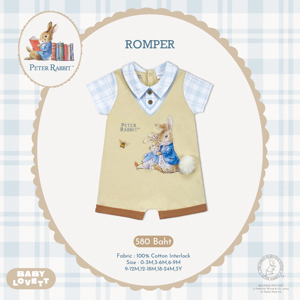 05 (Aug) Peter Rabbit 2 - Romper