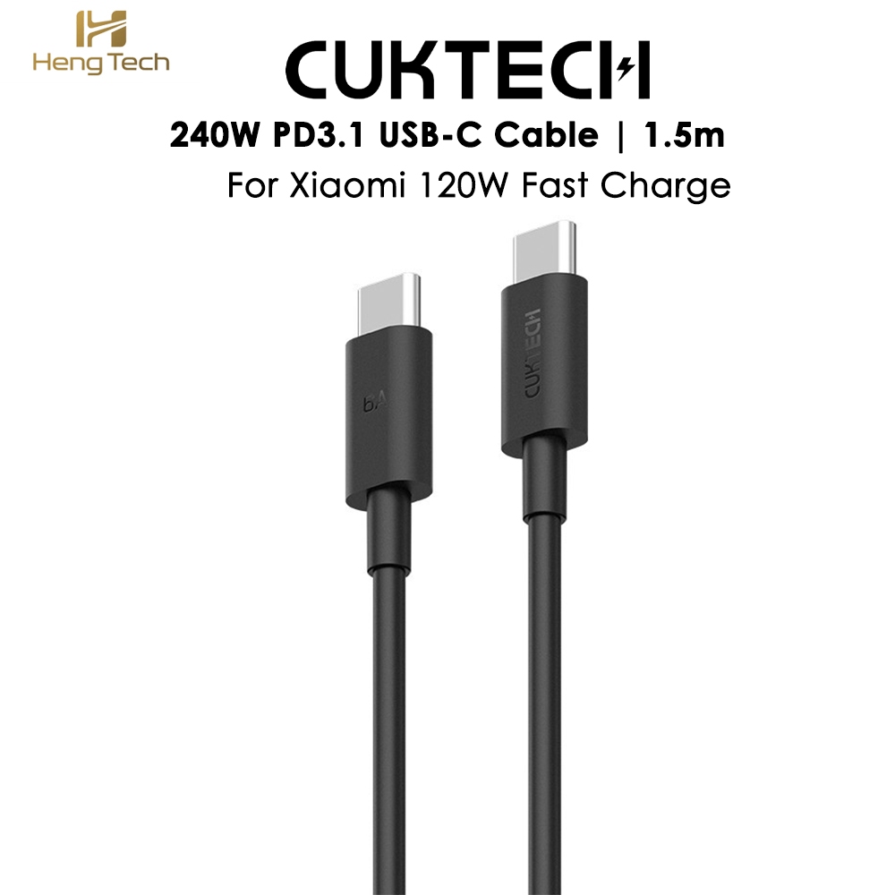 Zmi CUKTECH CTC615N 6A 240W PD3.1 สาย 1.5M USB-C สายชาร์จเร็ว