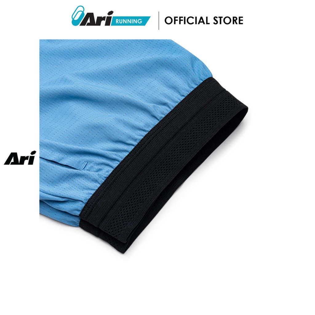 ARI MEN AEROSPEED V3 RUNNING SHORTS 3 INCHES – PARISIAN BLUE (AAP2876-04) กางเกงวิ่งผู้ชาย 3 นิ้ว อาริ AEROSPEEDV3 สีฟ้า ราคา ถูกที่สุด ดีลบีเคเค แกลเลอรีภาพที่ 5