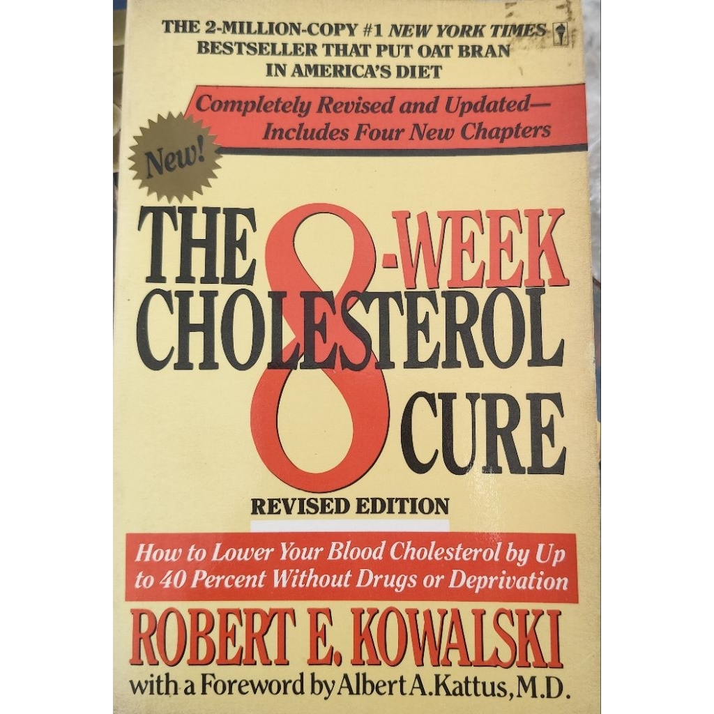 The 8 Week Cholesterol Cure Robert E. Kowalski หนังสือภาษาอังกฤษ ลดคอเลสเตอรอล