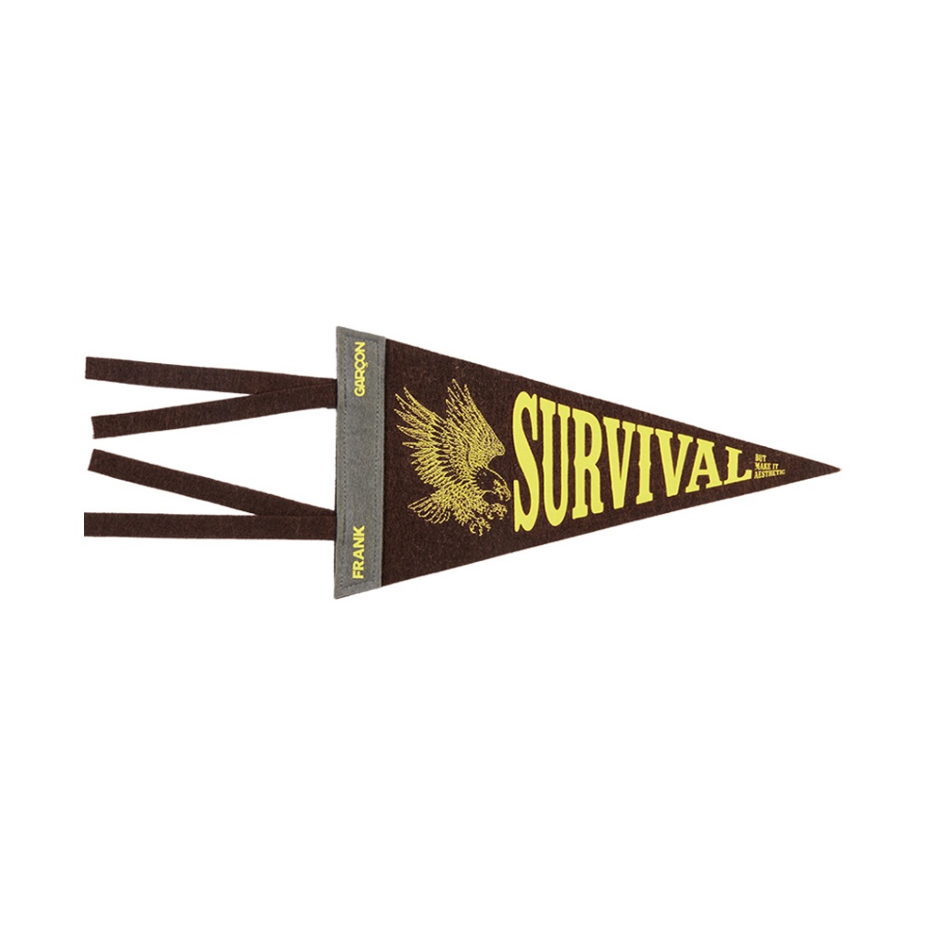 FRANK! Howdy flag brown