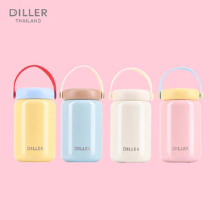 พร้อมส่งจากไทย Diller Thermo Flask 200/280 ml (MLH9321) กระติกเก็บความร้อนและเย็น สแตนเลส2ชั้นเก็บเย็น24ชม