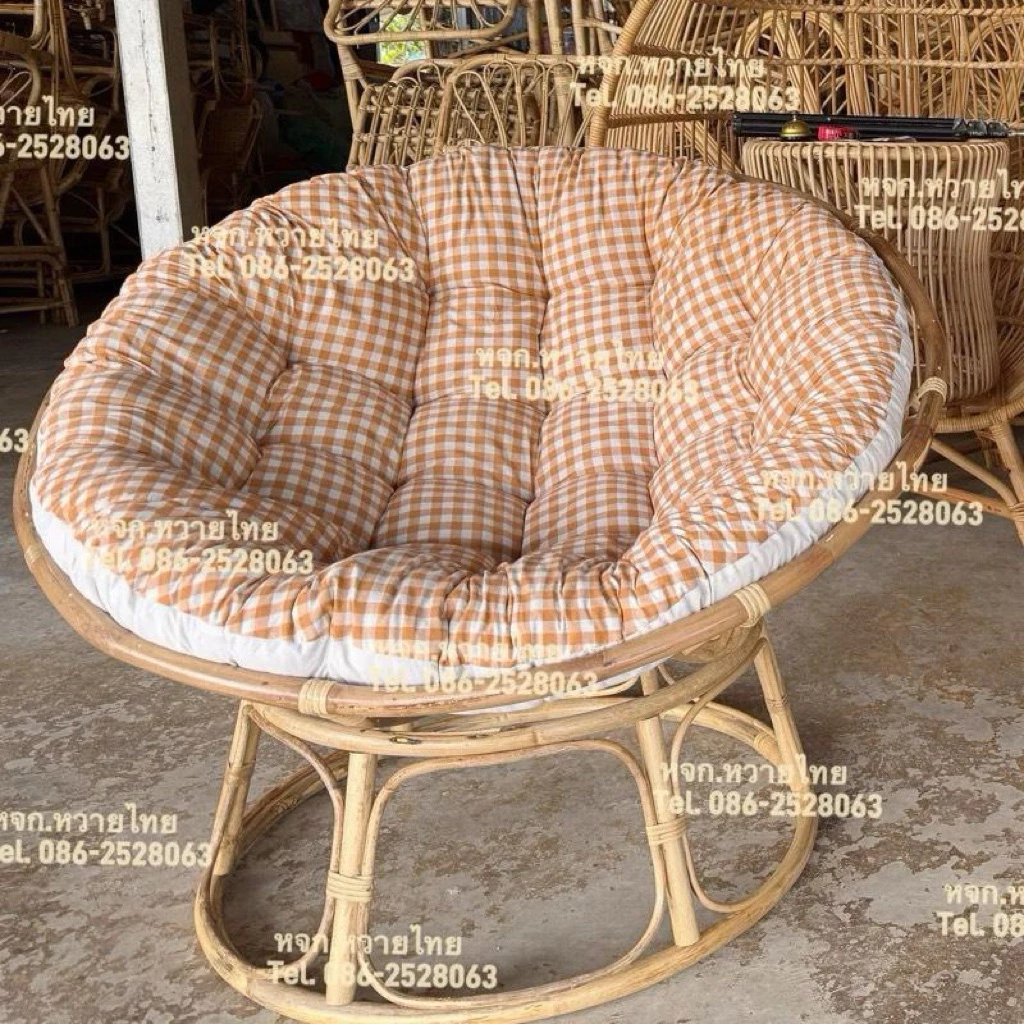 เบาะเรด้า รุ่นหนา 5-6 นิ้ว สไตล์มินิมอล Papasan Cushion thumbnail 5