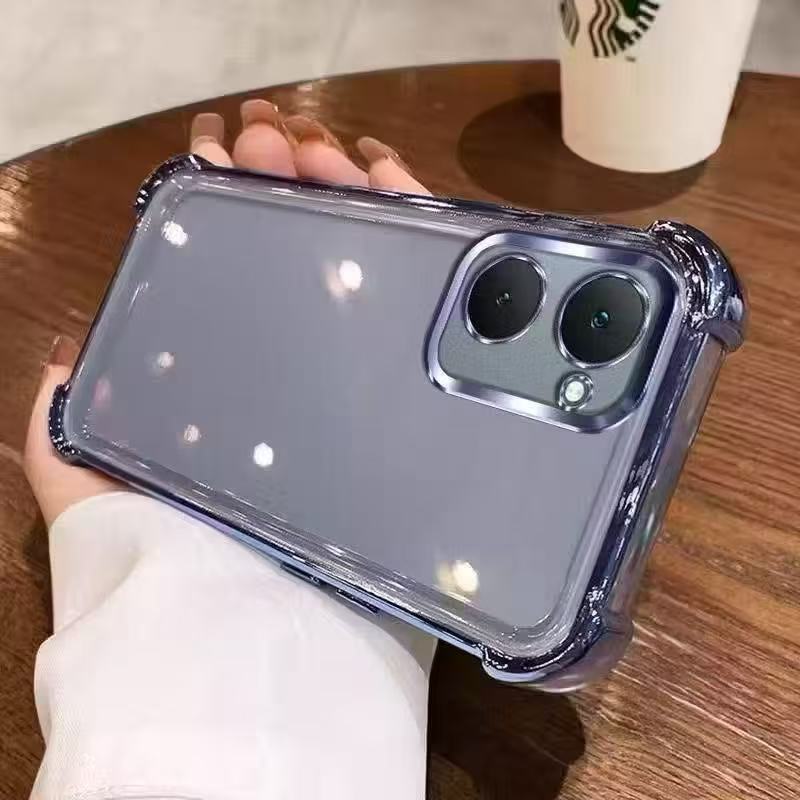 เคสกันกล้อง สำหรับ Vivo Y03 Y03T Y18 Y28S พร้อมเลนส์กล้อง เคสใสกันกระแทก