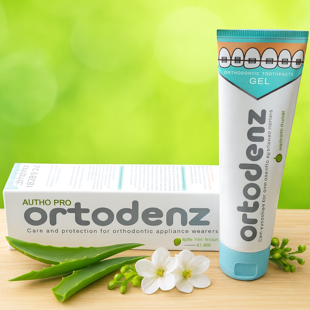ยาสีฟันจัดฟัน Dr.phillip ortodenz ยาสีฟันจัดฟันชนิดเจล กลิ่นแอปเปิ้ลเขียว หอม สดชื่น 120g.