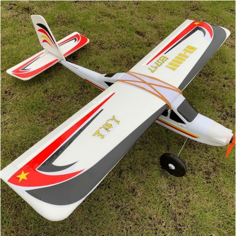 (สินค้าในไทย) เครื่องบินบังคับ เทรนเนอร์ E0717 Cessna 185 ปีก 1030mm ชุด kit