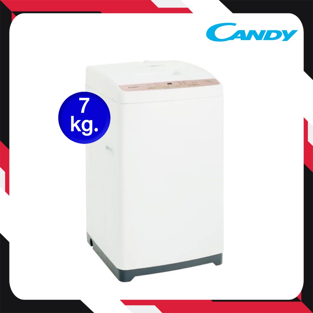 เครื่องซักผ้าฝาบนอัตโนมัติ CANDY รุ่น HWM70-1269TC 7 Kg