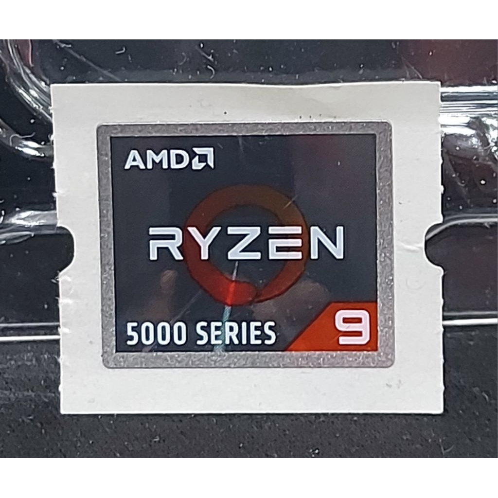สติ๊กเกอร์ CPU AMD RYZEN 9 ของแท้