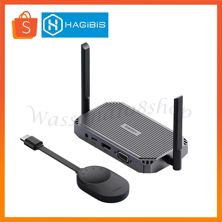 Hagibis G9W Wireless HDMI Transmitter & Receiver Wireless HDMI Extender Kits Wireless Display Dongle