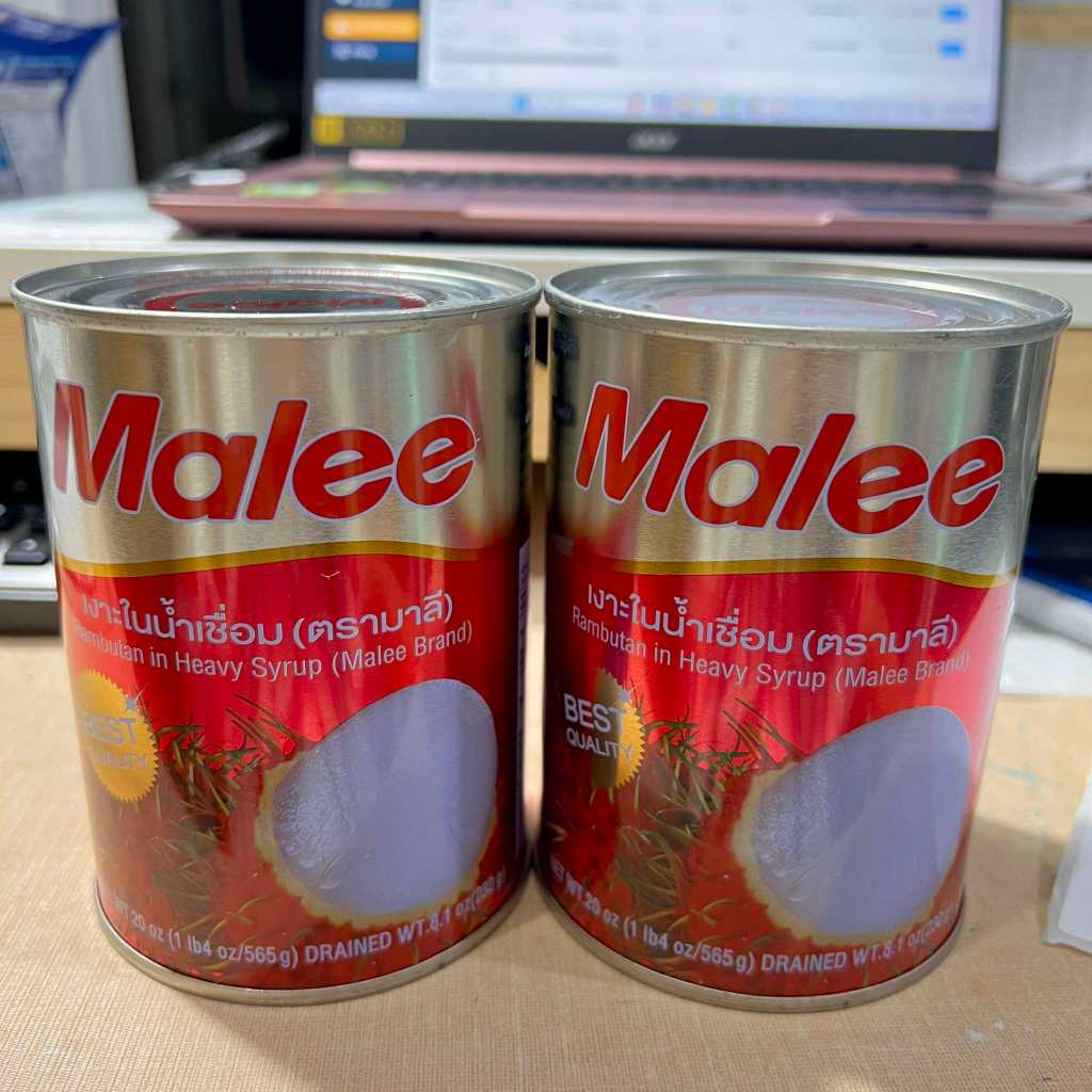 ซื้อ [ส่งฟรี] Malee เงาะกระป๋องมาลี เงาะกระป๋องในน้ำเชื่อม 565g (20 oz)