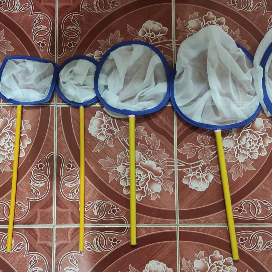 กระชอนตักไรแดง ขนาดใหญ่ 20 นิ้ว และ 24 นิ้ว ผ้าขาวเนื้อละเอียด