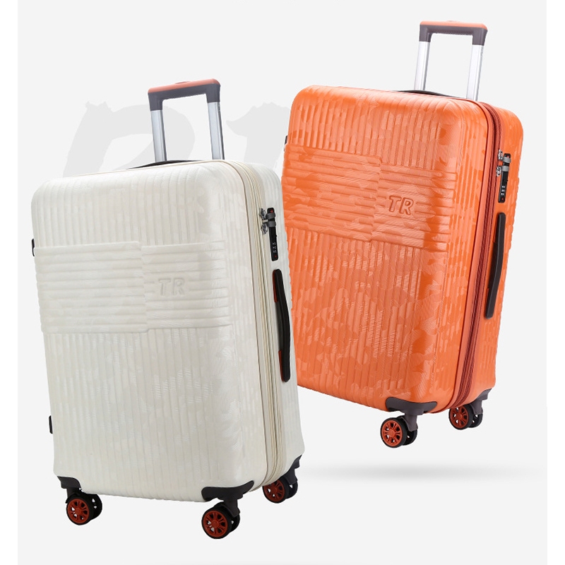 (ซิปคู่ สามารถขยายได้)กระเป๋าเดินทางล้อลาก ทนทาน วัสดุ ABS+PC แข็งแรง luggage 20/24/28 นิ้ว กระเป๋าเดินทาง