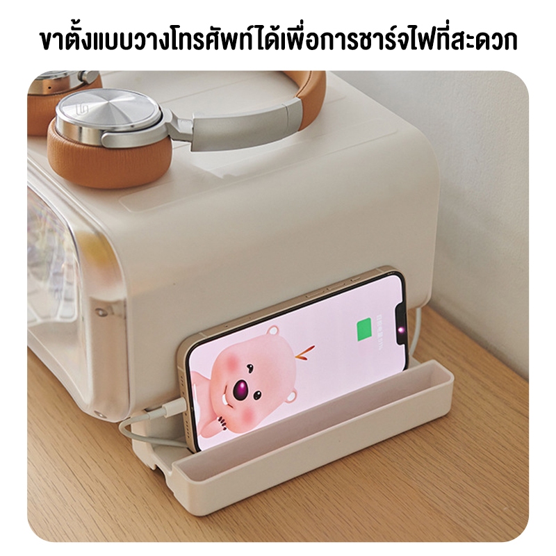 Nearra โครงยกระดับจอคอมพิวเตอร์ สำหรับโต๊ะทำงานในสำนักงาน มีฐานยกระดับจอภาพ พร้อมลิ้นชักสำหรับแสดงฟิกเกอร์และเก็บของ