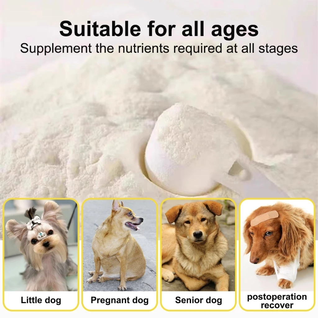 CAT&DOG นมแพะผงสำหรับลูกสุนัขและลูกแมว 300 กรัม thumbnail 5