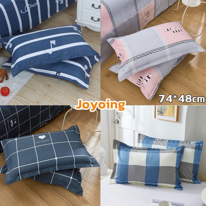 ปลอกหมอน ประเภทซองจดหมาย 19 x 29 นิ้ว (48 x 74 cm)นุ่มและมีสีสันไม่ซีดจาง เนื้อผ้าเนียนนุ่ม