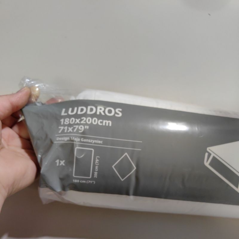 IKEA แท้ค่ะ LUDDROS ลุดด์รูส ผ้ารองกันเปื้อนที่นอน, 80x200 ซม., 90x200 ซม., 150x200 ซม., 180x200 ซม.