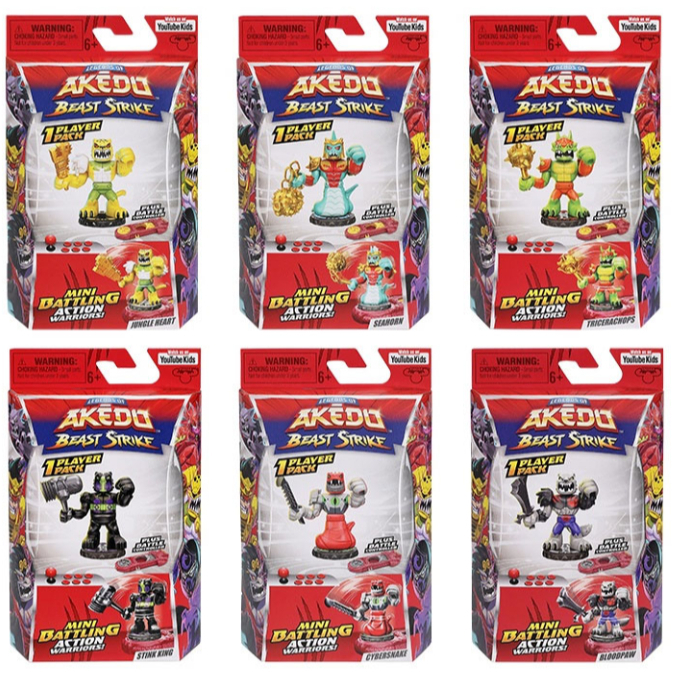 LEGENDS OF AKEDO BEAST STRIKE 1 PLAYER PACK PLUS BATTLE CONTROLLER