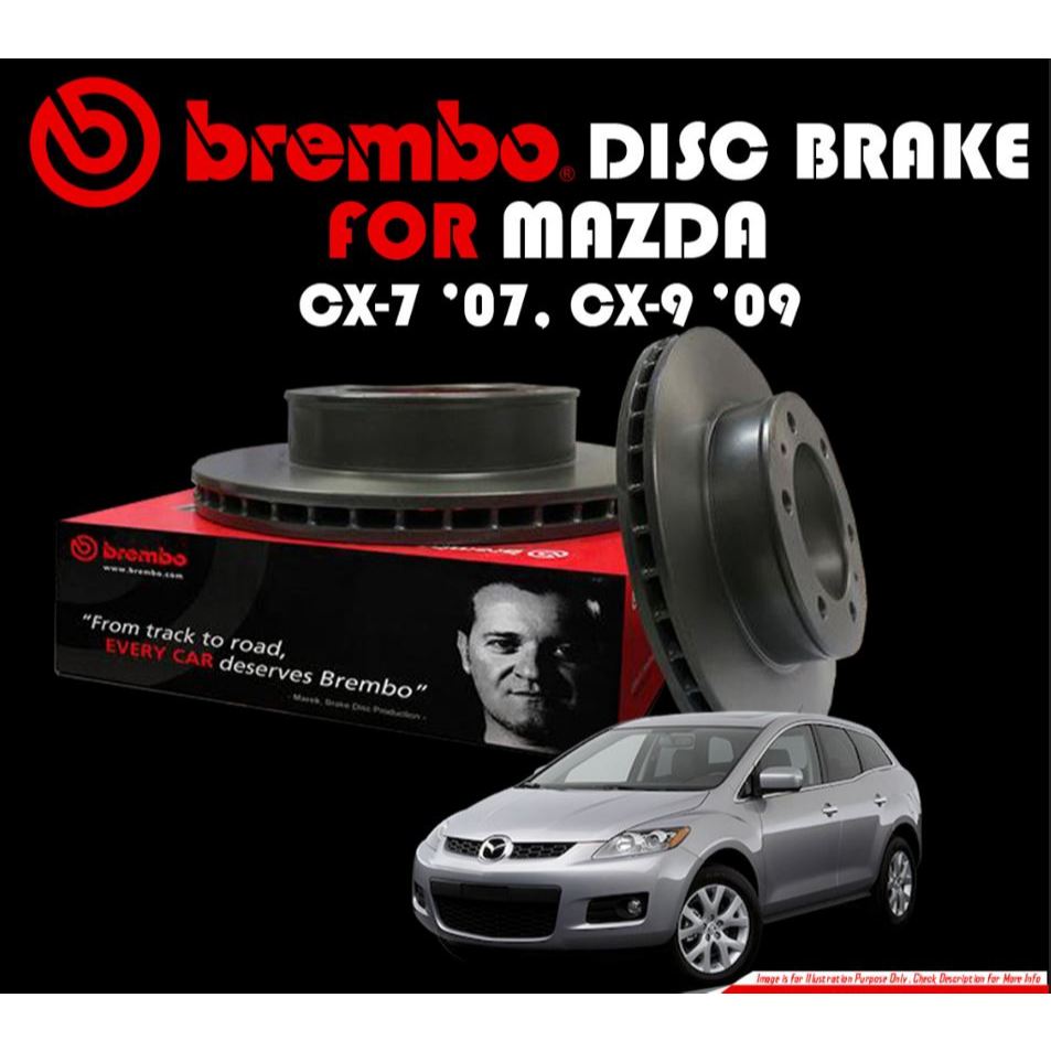 จานเบรก BREMBO  MAZDA CX-7 ปี07, CX-9 ปี09 (09 C177 11)(09 C178 11)