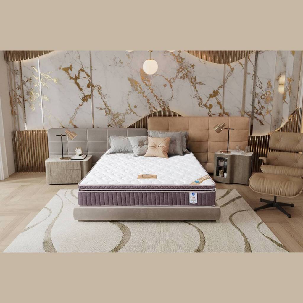 ที่นอนนุ่น Burano หุ้มด้วยผ้านุ่มขนนกเกรดพรีเมี่ยม