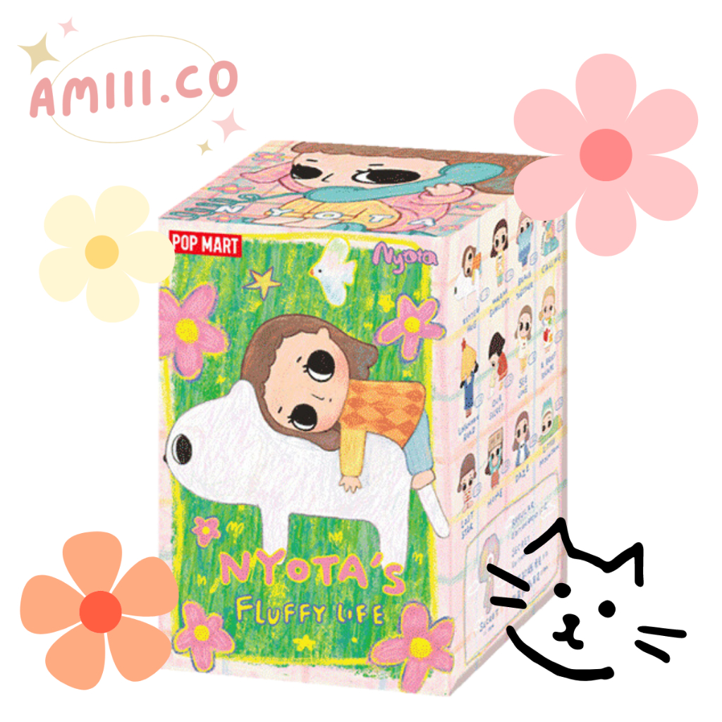 (พร้อมส่ง/เลือกตัว) Nyota's Fluffy Life Series ป้ายเหลือง - POPMART