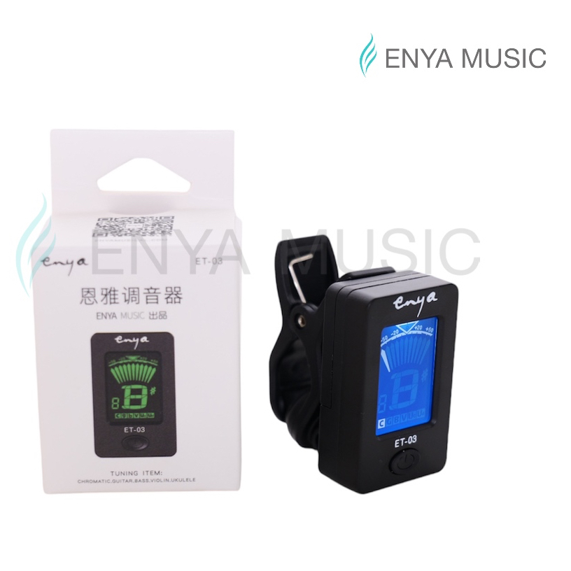 จูนเนอร์ (Tuner)Enya-ET03 มาพร้อมหน้าจอ LCD มีปุ่มปรับใช้งานง่าย ช่วยให้คุณตั้งสายได้อย่างแม่นยำ ราคา ถูกที่สุด ดีลบีเคเค