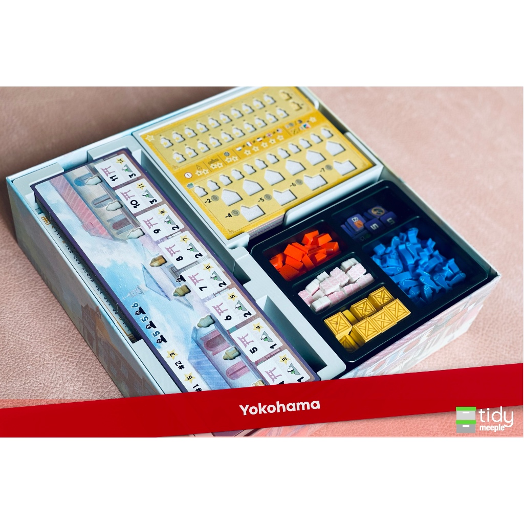 Tidy Insert สำหรับเกม Yokohama ⚠️สินค้าไม่รวมตัวเกม⚠️
