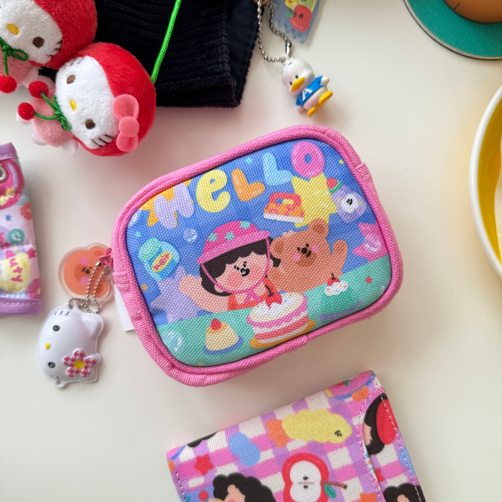 today กระเป๋าอเนกประสงค์ teddy and toby bag (แถมจี้น้องหมีแต่ไม่แถมพวงกุญแจตุ๊กตาค่ะ)