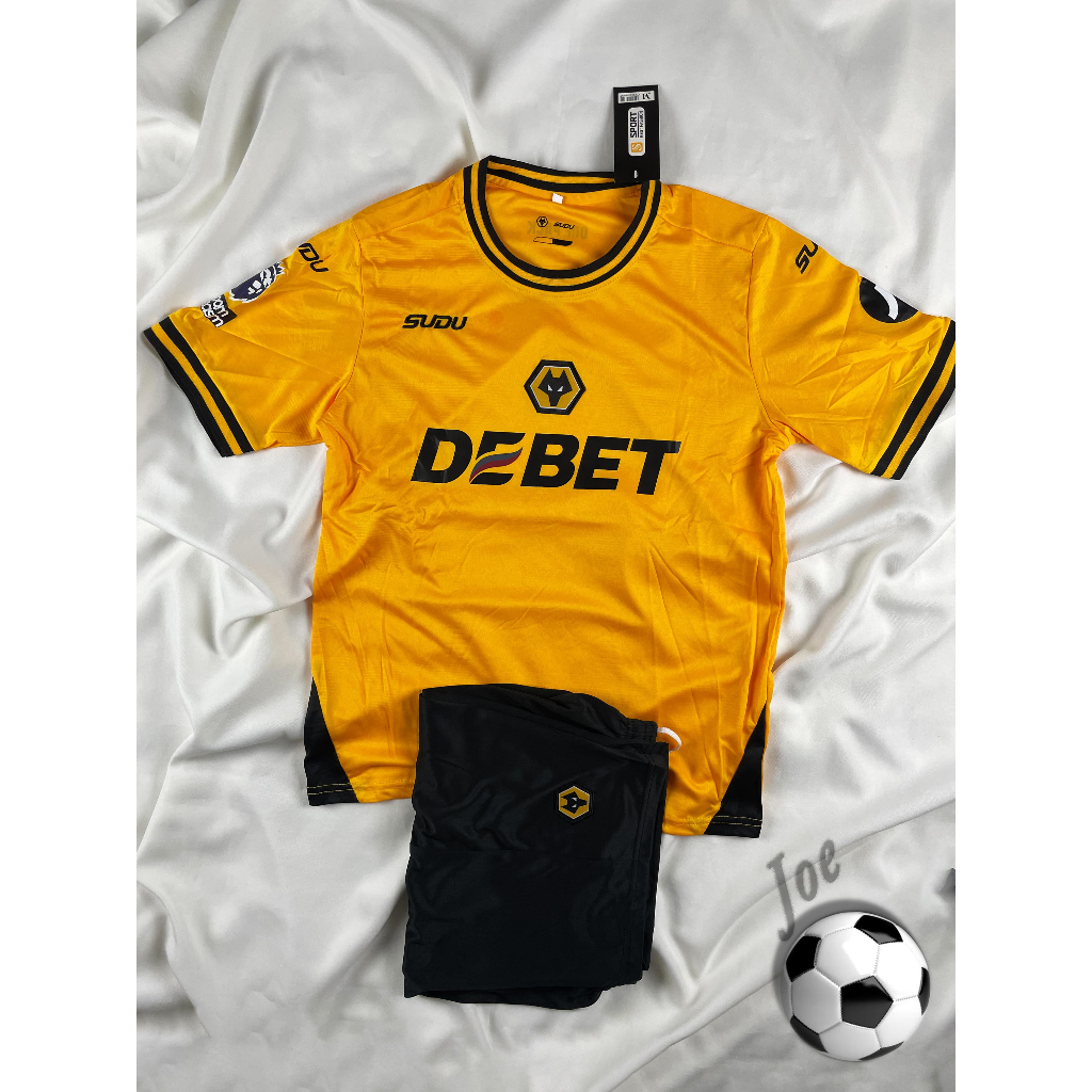 [New Season] ชุดบอล WOL (Yellow) เสื้อบอลและกางเกงบอลผู้ชาย ปี 2024-2025 ใหม่ล่าสุด