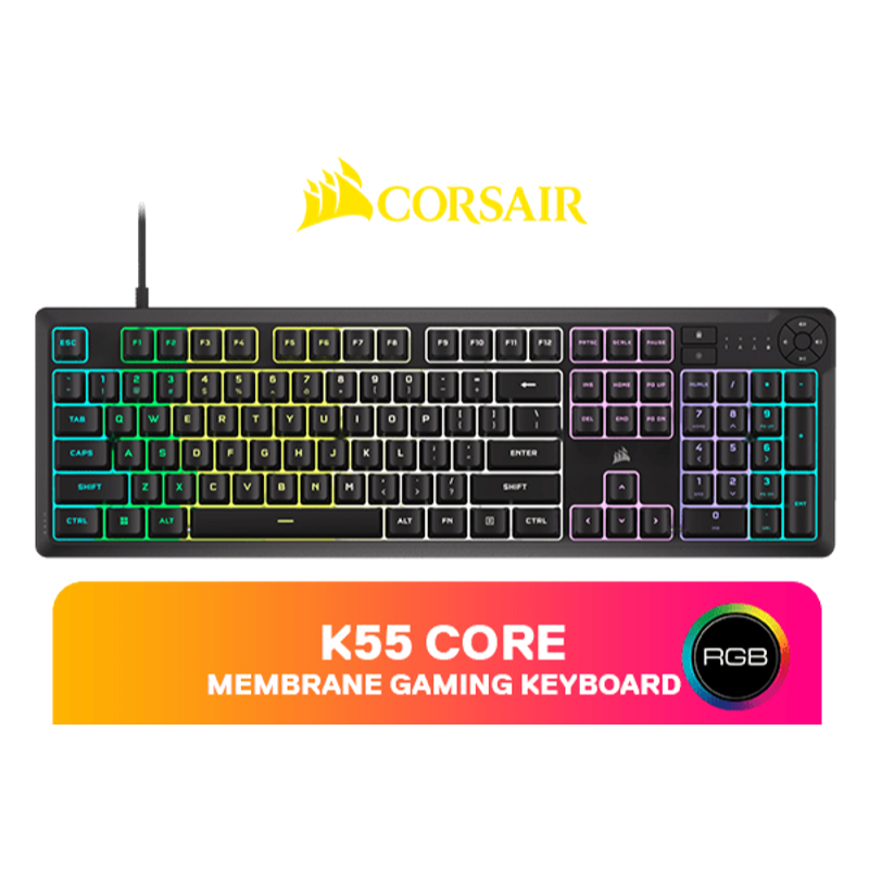 CORSAIR KEYBOARD GAMING K55 CORE: CH-9226C65-TH