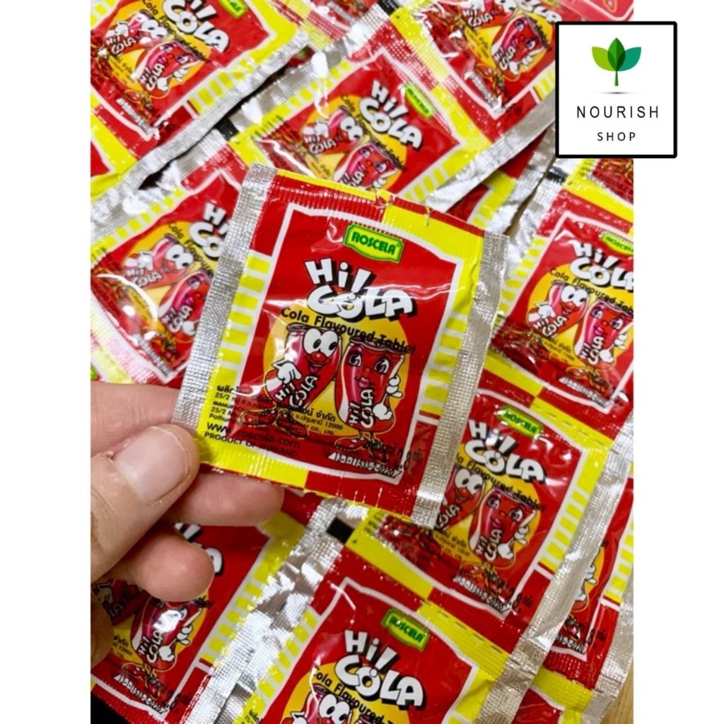 2 บาท 1 ซอง กดได้หลายซอง ขนมโคล่า สไปรท ขนมยุค 90  ขนมไฮโคล่า หวาน ซ่าส์